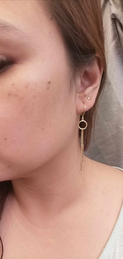 Felisa Gold Dangling Earrings