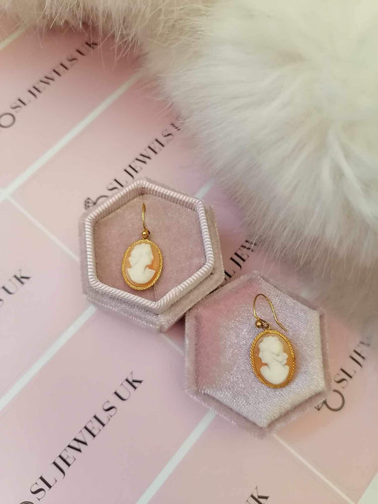 Vintage Cameo Earrings