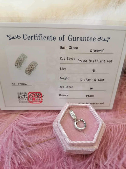 Diamond Huggies Earrings