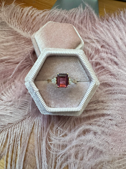 Pink Tourmaline Ring