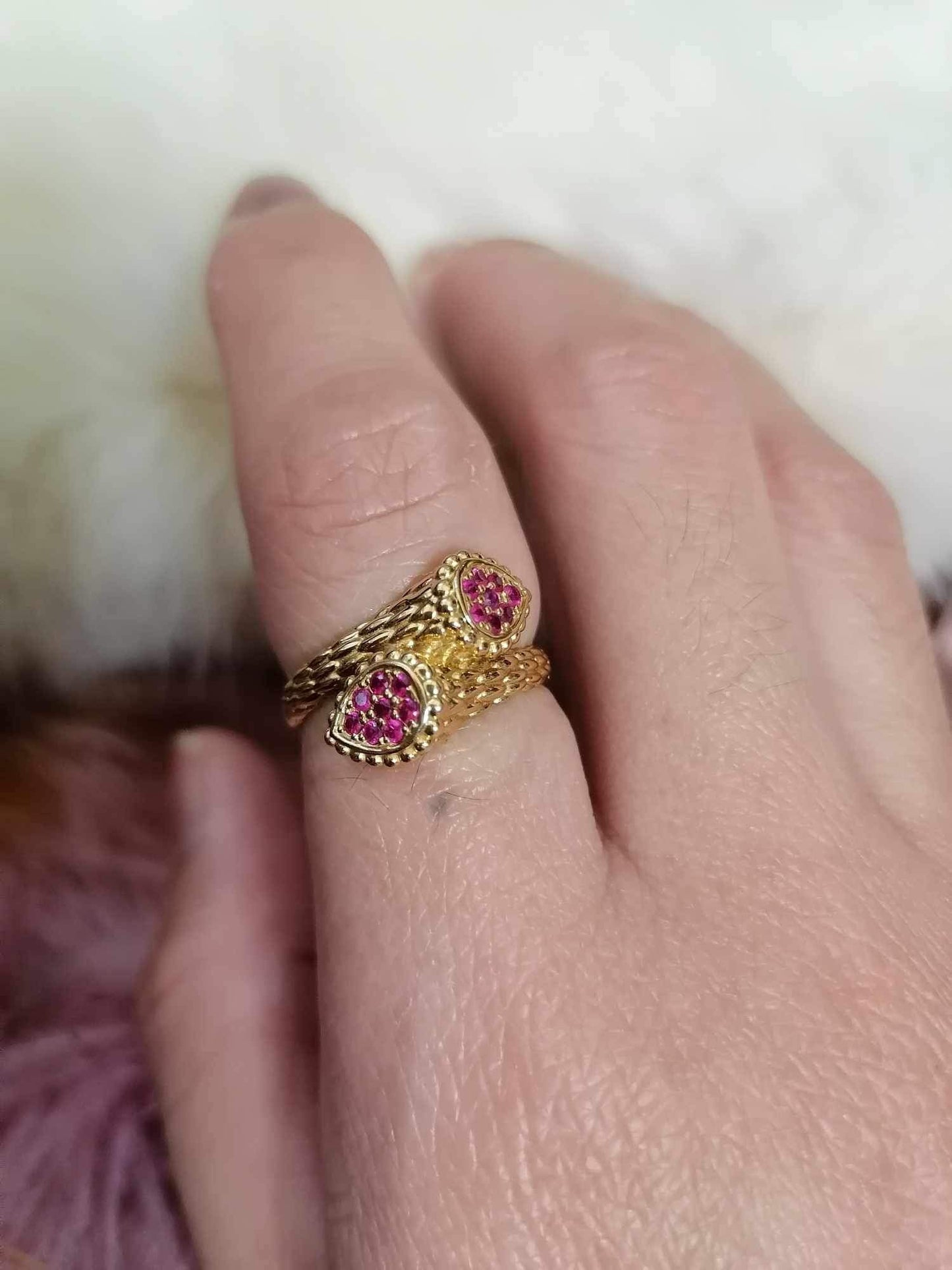 Bernadette Ruby Ring