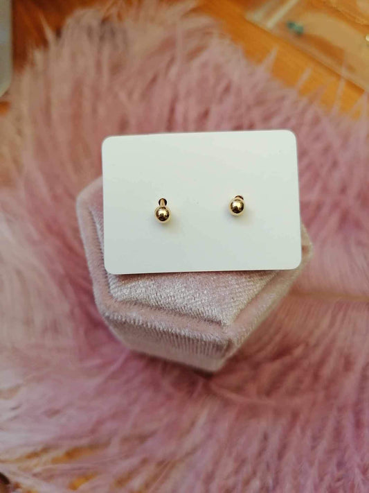 Small Ball Stud Earrings