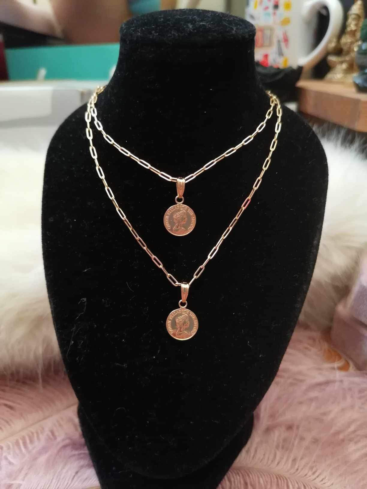 Layered Elizabeth Coin Necklace