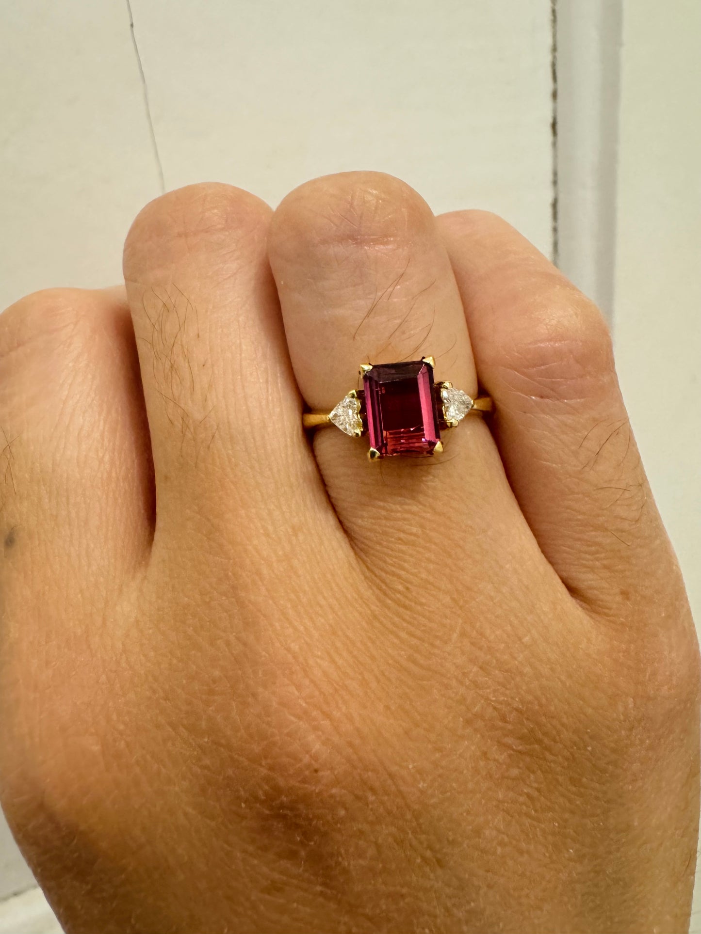 Pink Tourmaline Ring