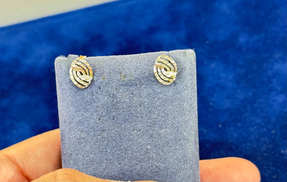 Whirl Stud Earrings