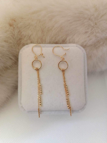 Felisa Gold Dangling Earrings